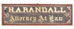 rare 19th Century Trade Sign