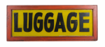 Folky Luggage Sign