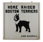 Boston Terrier Sign