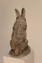 cast stone rabbit antique