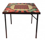 Great, mid-century folding game table