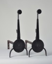 Extremely Modern Original 1920′s Andirons
