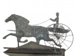horse sulky weathervane antiques kingston