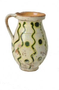 Interesting and fun Jaspe Pitcher