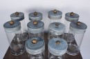 Vintage Glass Store Jars