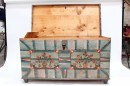 Beautiful, Antique, Continental Painted Chest C 1820-1840