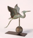 antique weathervane heron