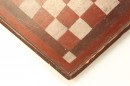 19th century game board with original white/red paint