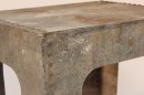 Steel Riveted Industrial Zinc Coated Side Table