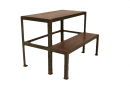 Industrial side tables