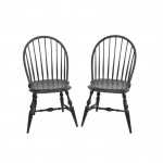 Set of 10 vintage windsor chairs