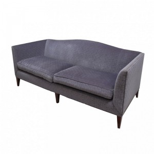 Stylish camel back Dongia sofa with excellent mohair fabric
