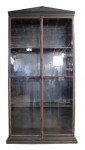 Handcrafted pair of substantially large industrial steel cabinets